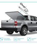 Pickup truck with open bed cover using 12V Mini Linear Actuator With 8 Inch Stroke, 35 Lbs Force, for automotive use