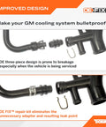 Engine Coolant Overflow Hose OE Fix For Chevy Models with durable design and secure connections to prevent leaks and overheating.