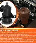 Oil Catch Can Kit For D-MAX MU-X 2017-2020 3.0L TD 4JJ1-TCX Replacement OS-PROV-25 shown installed in engine bay