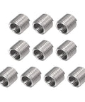 Heavy Duty Wire Thread Inserts 1/2-13 UNC Helical Coiled Type For Thread Repair 304 Stainless Steel, 10 pack on display