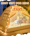 Child sleeping in 2 In 1 Bed Tent With Mosquito Net And Privacy Cozy Indoor Safe Sleep For Kids And Adults Twin Size No Mattress