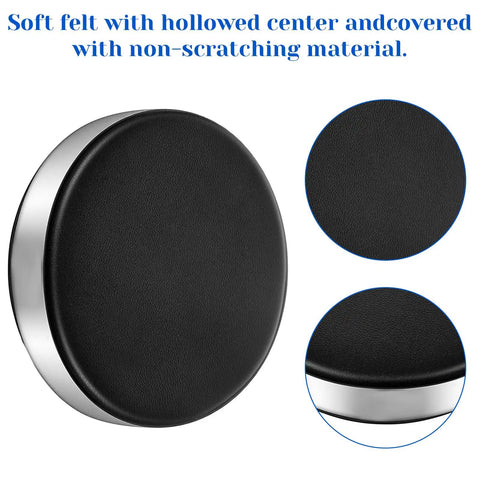 Two Piece Leather Watch Cushion Set With Round Movement Holder Non Slip Watchmaking Tools For Movement Changing And Battery Repair