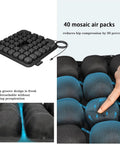 Upgrade Your Ride With This Electric Inflatable Wheelchair Cushion That Kills Pressure Sores And Ulcers While You Sit All Day Long, featuring 40 mosaic air packs.