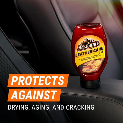 Leather Care Gel For Cars Trucks And Motorcycles Interior Cleaner And Conditioner That Cleans Conditions And Protects