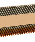 Clipped Head Paper Tape Framing Nails 2-3/8 x.113 RG For Framing Nailers, 2000 Count, angled view of nails in paper tape strip