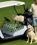 Hella Comfy Golf Cart Seat Covers Smooth Daily Ride Towel Blanket For Universal Two Seater Non Slip Durable Fabric on golf cart.