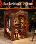 DIY 3D Wooden Book Nook Kit For Adults Teens And Beginners A Miniature Tiny House For Bookshelf Decor in Twilight Library style