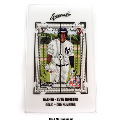 Clear acrylic Nail Your Card Centering Like A Boss With This Handy Tool For PSA BGS Sports Card And TCG Grading on card