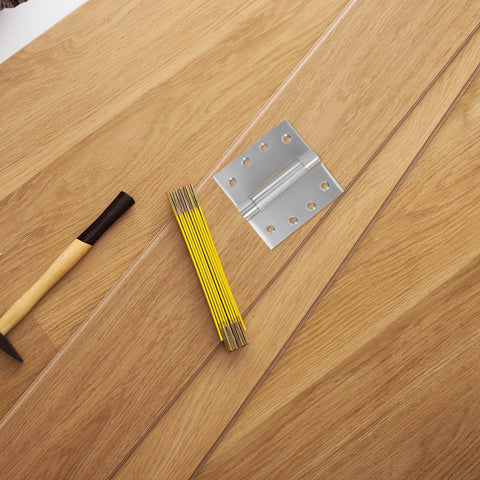 Self Closing Stainless Steel Spring Hinges For Doors With Quiet Operation Heavy Duty Interior And Exterior Door Hardware For Residential Use By VillCase Moisture Resistant Durable Hinges Ideal For Kitchens Bathrooms And High Traffic Entryways on wooden surface