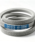 Beefy Heavy Duty Drive Belt Half Inch By 36 Inch Replacement for Lawn Mowers Snowblowers Aramid Fiber Reinforced