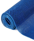 Roll of blue Grab This Killer Non Slip Outdoor Drainage Mat Measuring Three Feet By Ten Feet Perfect For Commercial Kitchen Floors