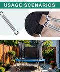 No Sweat Five Inch Recliner Spring Replacement Mechanism Featuring Tough As Nails Tension Steel Extension Springs For Quick Sofa Repair And Chair Bed Fixes Two Pack on a trampoline.