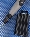 Badass Pro Grade Mini Drill Bit Kit Featuring Fully Ground HSS High Speed Steel Twist Blades in a compact holder with one drill bit visible.