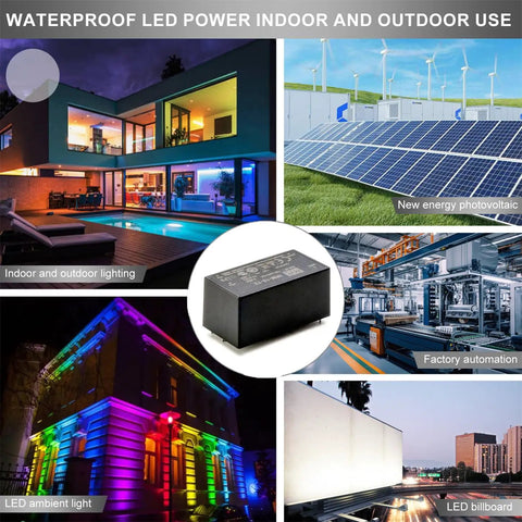 Heavy Lifter 12V Ac Dc Power Supply 15W Single Output With Compact Pcb Mount For Industrial Automation Systems with indoor and outdoor lighting.
