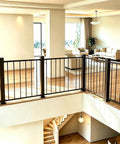 Top Shelf Deck Railing Kit For Patios And Balconies With Post 36 Inch Height And 3 Feet Wide Durable Outdoor Porch Guardrail seen in modern interior.