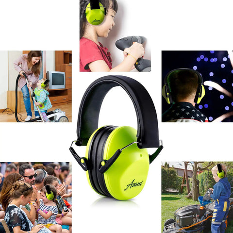 Kids Noise Canceling Ear Muffs With 25dB NRR ANSI Certified Hearing Protection For Children and Toddlers in various settings