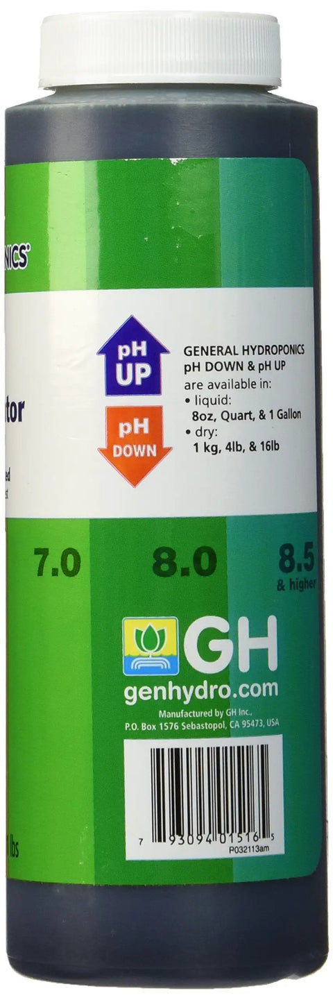 Hydroponics pH Test Indicator 8 Ounce For Nutrient Solutions No Fuss No Brainer Color Change Drops Kit Easy To Use With Clear Color Guide To Dial In Your pH Balance.