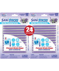 Packaging of Sticks Drain Cleaner And Deodorizer Lavender Scent Enzyme Pipe Cleaners With 24 Count That Prevents Clogs And Kills Odors