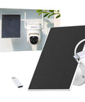 Power Up Your Outdoor Security Cams With This Ultra Efficient 5V Solar Panel 23 Percent Energy Conversion 9.8 Foot Cable