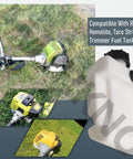 Fuel Tank Assembly For String Trimmer With Fuel Lines Filter And Cap Replaces 308682055 fits Ryobi Homelite Toro trimmers
