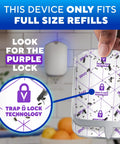Plug In Bug Zapper For Straight Up Home Pest Control Killer Against Fruit Flies And Those Dang Gnats With UV Light and adhesive cartridge detail.