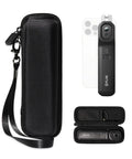 Grab And Go Slim Semi Hard Zipper Case For FLIR One Edge Pro 160x120 IR Camera featuring case, camera, and accessories