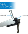 Side view of RMS 26-inch folding grabber reacher with ergonomic handle and magnetic tip