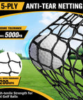 Golf ball hitting All In One Golf Hitting Net For Backyard And Indoor And Outdoor Use With Foldable Practice Mat Chipping Target