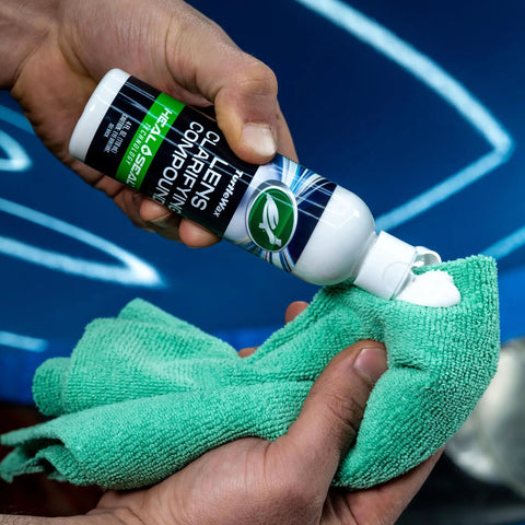 Headlight Restoration Kit That Delivers Crystal Clear Like New Lenses Instantly Removes Yellowing And Oxidation Boosts Visibility