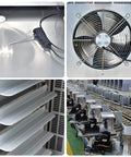 Heavy Duty Commercial Kitchen Workhorse Blast Chiller And Freezer Featuring 15 Stainless Steel Trays 220 Volt Motor And Digital Probe for temp control and cooling fan details.