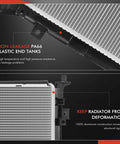 Straight Up Heavy Duty Engine Coolant Radiator Assembly Direct Fit For Kia Ev6 Battery Electric Car 2022 Through 2024 structure detail