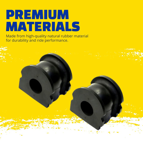 Suspension Stabilizer Bar Bushing Kit For Ram 1500 2500 3500 Dakota Classic with heavy duty rubber bushings front view