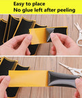 Peeling 15Pcs Fingerboard Foam Grip Tape Set With Self Adhesive Anti Slip Black 4.33x1.5Inch Mini Skateboard Grips