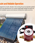 1.25 Hp 115V Water Circulator Pump With 1 2 Inch Sweat Line For Hydronic Heating And Radiant Floors installed with solar panels.