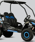 Cheetah 6 Youth Go Kart With 163cc 5.5HP Engine Electric Start Remote Kill Speed Governor 4 Point Safety Belt shown pre-assembled