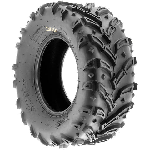 A024 25x10-12 ATV UTV Mud Trail Tire 6 Ply Heavy Duty All Terrain Grip For Mud Sand And Rocks On 12 Inch Rims