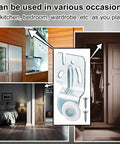 Sliding Closet Door Roller Hardware Kit 10 Pcs Replacement For Top Hung Bypass Wardrobe Doors Seven Eighths Inch Diameter Rollers With About One Half Inch Offset Precise Fit Durable Metal Components For Smooth Operation visible with application examples.