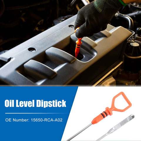 Engine Oil Dipstick For Honda Accord Crosstour Odyssey Pilot Ridgeline 2003-2017 Replacement 15650-RCA-A02 Oil Level Gauge