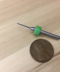 Ultra Fine.8mm Micro Drill Bits For 3D Printer Nozzle Cleaning And PCB Kit with penny for scale