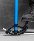 Heavy Duty Conduit Bender For Three Quarters Inch EMT And One Half Inch Rigid IMC Ductile Iron Construction with foot pressing down
