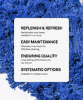 No Sweat Heavy Duty Commercial Floor Sweeper With A Slick Forty Eight Inch Reusable Washable Dust Mop Head For easy maintenance and colors.