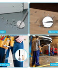 Telescoping Magnetic Sweeper Set With 35 Lb Magnet 3.5 Lb Magnetic Pick Up Tool Rectangle Magnetic Bowl Tray used in garage and workshop