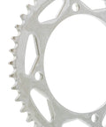 Close-up of rear sprocket from Beefed Up Drive Sprocket Chain Combo For Kawasaki KX65 Front 13 Tooth Rear 46 Tooth 420 Chain 108