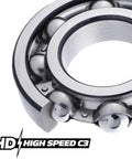 Close-up of a stainless steel bearing from the Heavy Duty Washing Machine Tub Bearing Rebuild Kit With High Temp Grease And Precision Knockout Seals.
