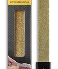 Eight Inch Flat Hand Rasp For Fine Woodworking and Precision Shaping with ergonomic soft grip handle and tungsten carbide coating.