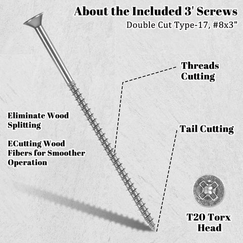Top Shelf Door Strike Shim Plates With Stainless Steel Spacers Deadbolt Restorer Alignment Kit And Reinforcement Backplate For No Fuss Home Office Door Realignment 3-inch double cut screw with T20 Torx head.