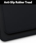 Massive 60 By 30 Inch Gaming Desk Mat With 4mm Thick Cloth Surface, Stitched Edges, And Non Slip Rubber Base close-up view