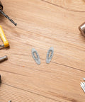 Heavy Duty Cutter Hand Guards 2 Pack for DIY Knife Handle Builds on wooden surface with tools