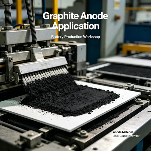 Go-To Conductive Graphite Powder for Rubber Coatings and Dry Film Lubrication in battery production machinery view