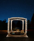 Pop Up Screen House Tent With Mosquito Net No Fuss Setup Portable Screen Room Gazebo For Patio Backyard Garden And Outdoor Events Foldable 6x6 Feet Canopy Shelter For Camping Picnics And Fun at night